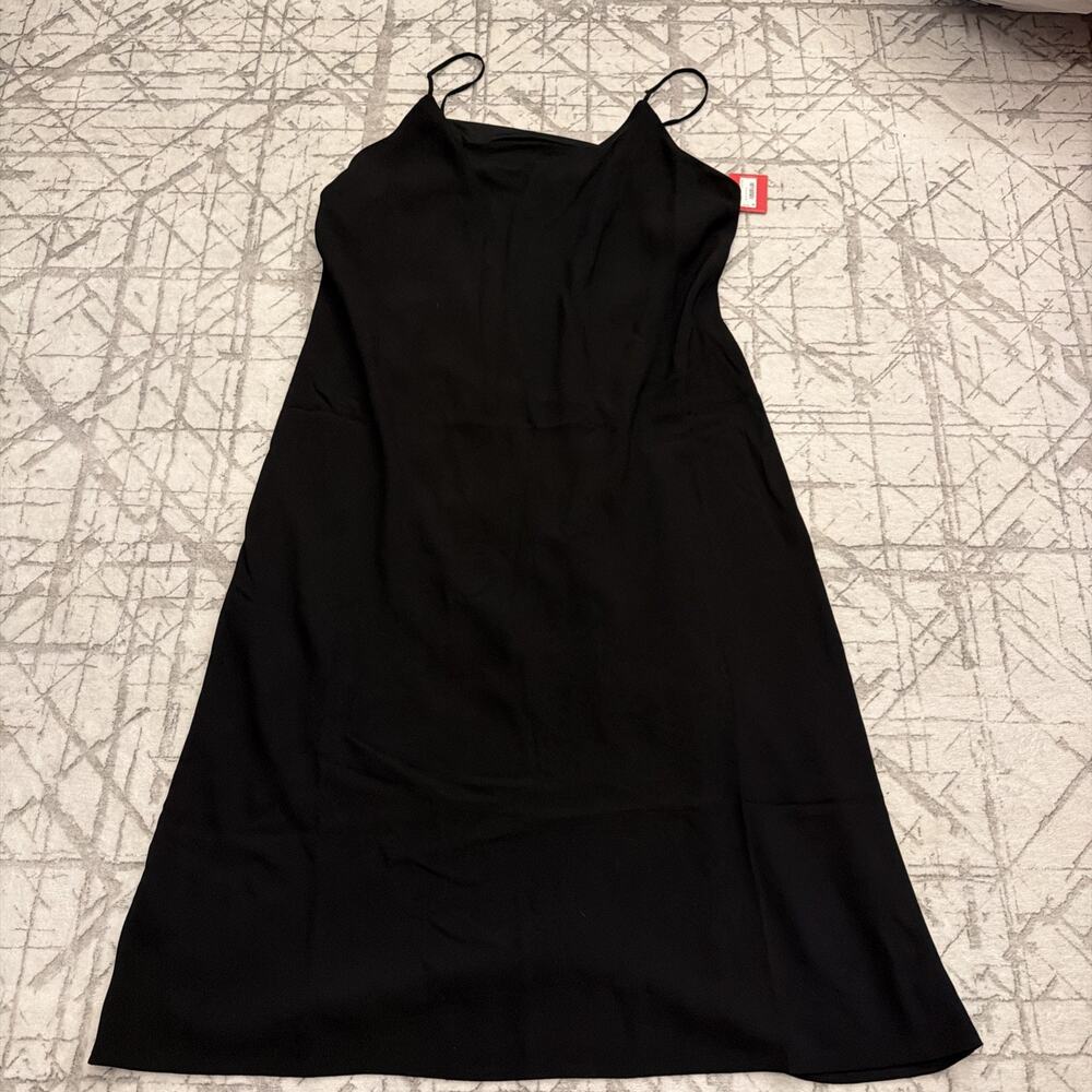 Spanx Crepe‎ Reversible Slip Dress 1X New With Tag Black